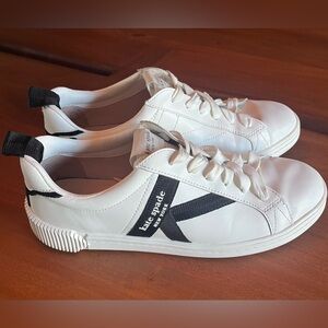 Kate Spade-K As In Kate Court Sneakers US 10B
EUR40.5 Black & White leather logo